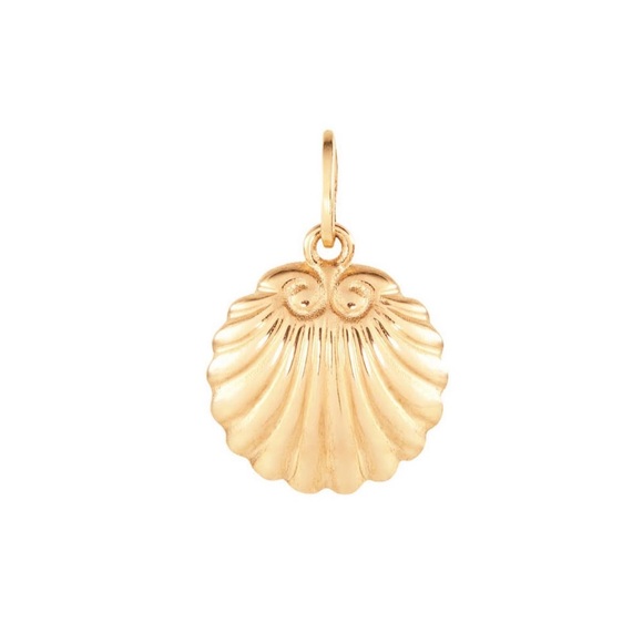 Catbird | Jewelry | Catbird Vitos Gems Scallop Shell Charm Pendant 4k ...